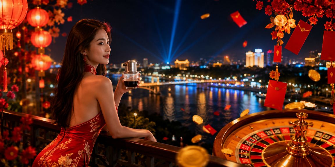Người dùng Huế nạp tiền cá cược qua điện thoại bên ly cà phê